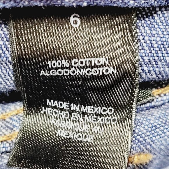 Vintage DKNY Sz 6 Women's Straight Jeans Med Wash Mid Rise Y2K No Stretch EUC - Picture 10 of 10